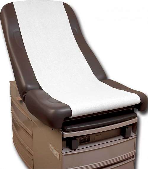 Exam Table Rolls - Crepe White