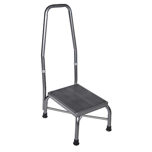 Foot Stool with Hand Rail