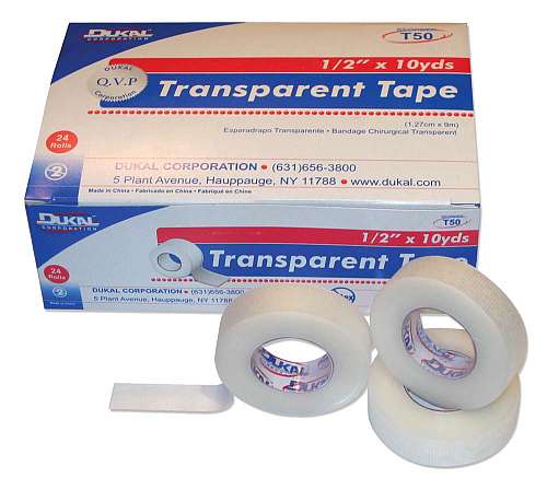 Transparent Tape 1/2" Wide