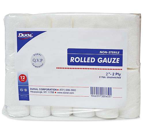 Non-Sterile Rolled Gauze