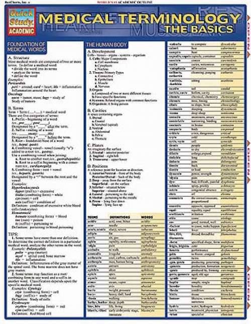 Quick Study Guides: Medical Term Basics