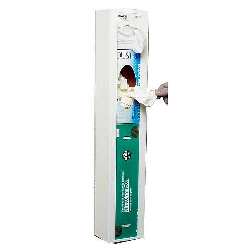 Vertical Glove Box and Kimwipe Holder