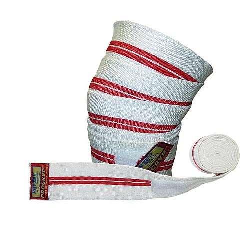 Progryp Deluxe Red Line Knee Wraps
