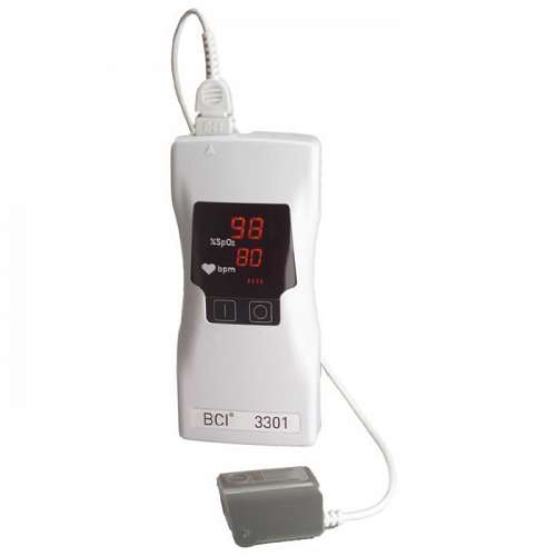 BCI Hand Held Pulse Oximeter With Finger Probe