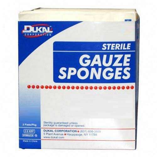 12 Ply Sterile Gauze Sponges