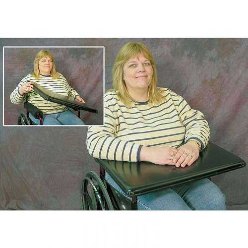 Lift-Away Padded Wheelchair Tray