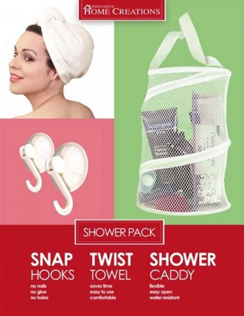 Twist Towel and Dorm Caddy Set