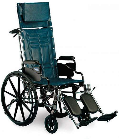 Tracer SX5 Reclining Wheelchair with Elevated Legrests