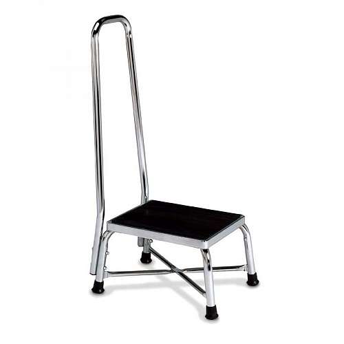 Bariatric Step Stool with Hand Rail