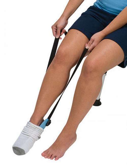 Sock Aid with Ridges