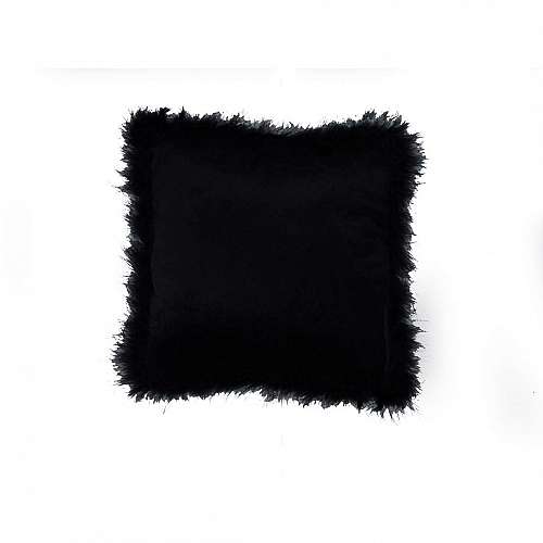 Hidden Treasures Square Marabou Pillow