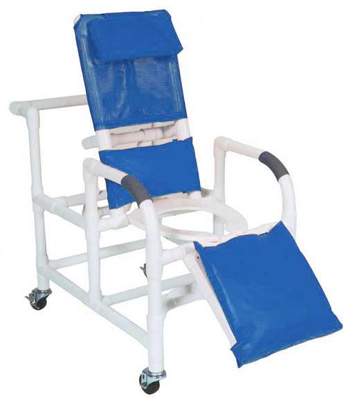 Reclining Shower Chair with Leg Extention