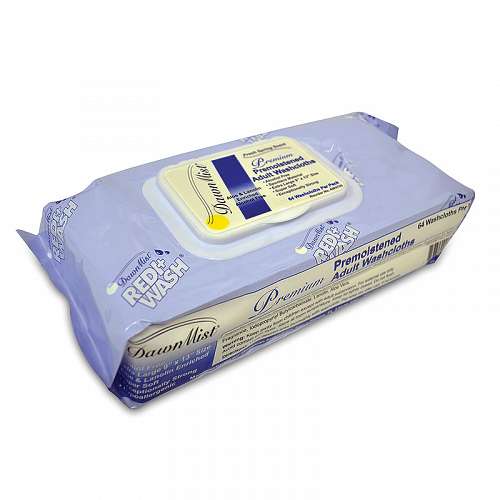 Dawnmist Premoistened Adult Washcloths