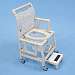 Shower Chair with Sliding Footrest
