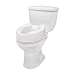 Raised Toilet Seat with Lock