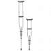 Knock Down Universal Aluminum Crutches