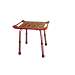 Adjustable Height Teak Bath Bench Stool