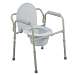 Folding Steel Bedside Commode