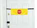 High Visibility Door Alarm Banner with Alarm