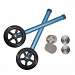 5" Walker Wheels with Two Sets of Rear Glides