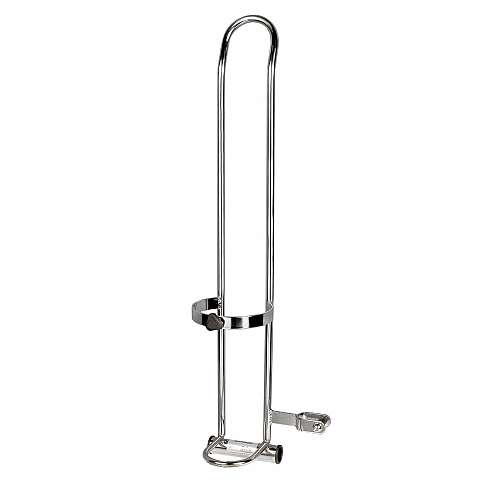 Universal Oxygen "E" Cylinder Holder with IV Pole Attachment
