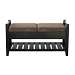 Wooden Storage Ottoman Bench