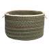 Spacedyed Wool Round Basket